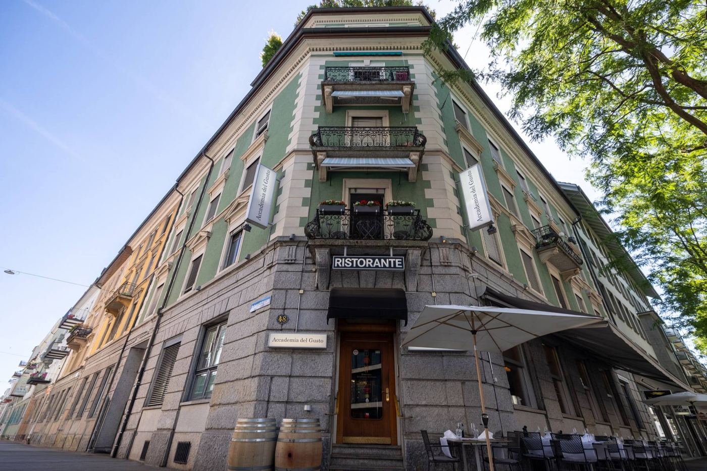 Das Restaurant an der Ecke Rotwandstrasse