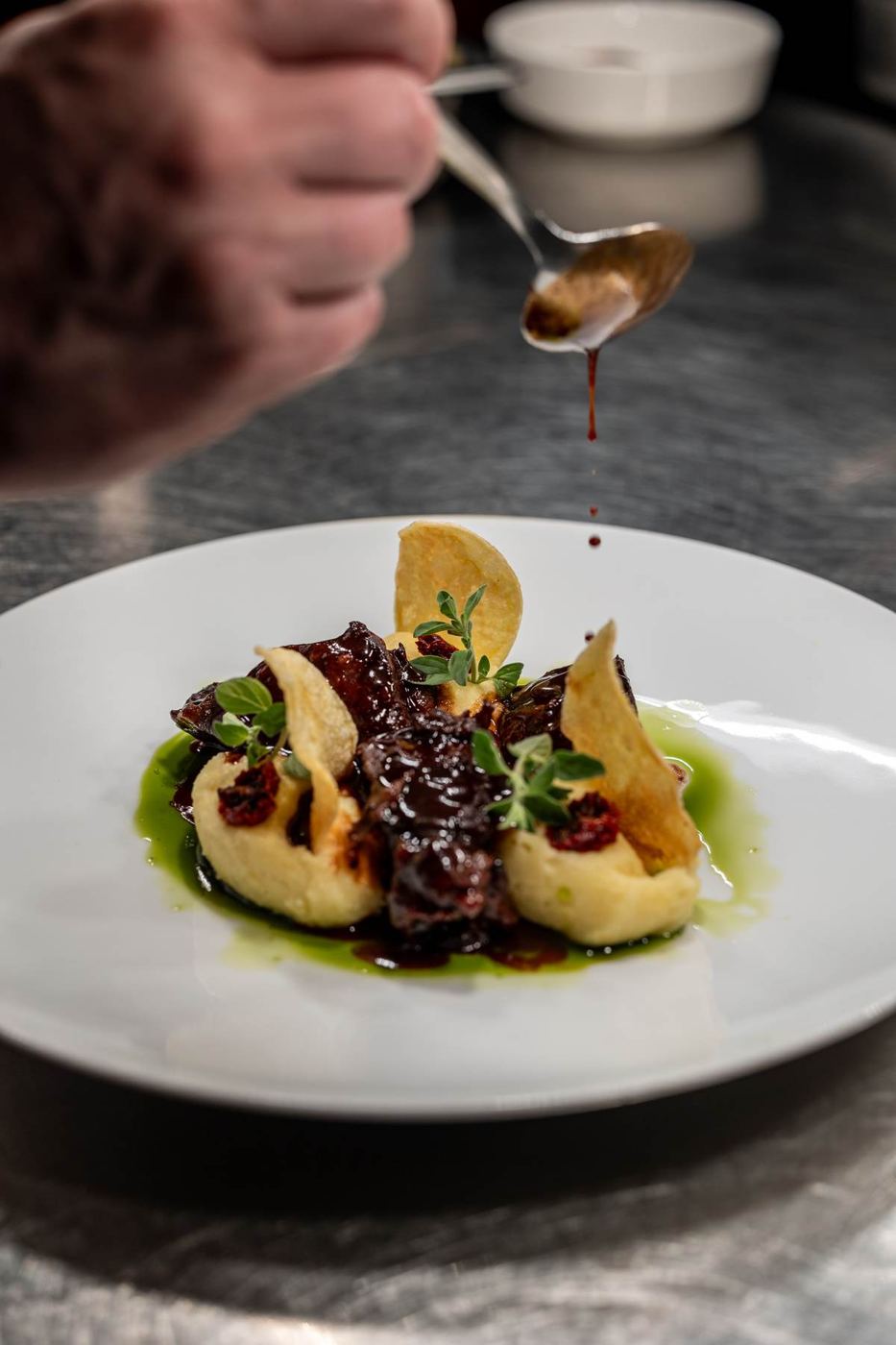 Angerichteter Teller bei Accademia Del Gusto