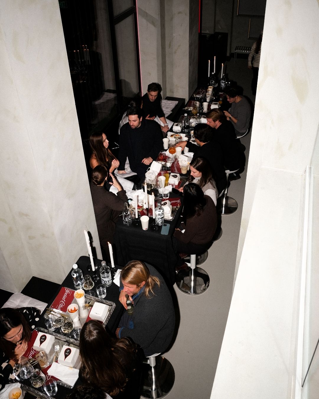 Social Club VIP Dinner von oben
